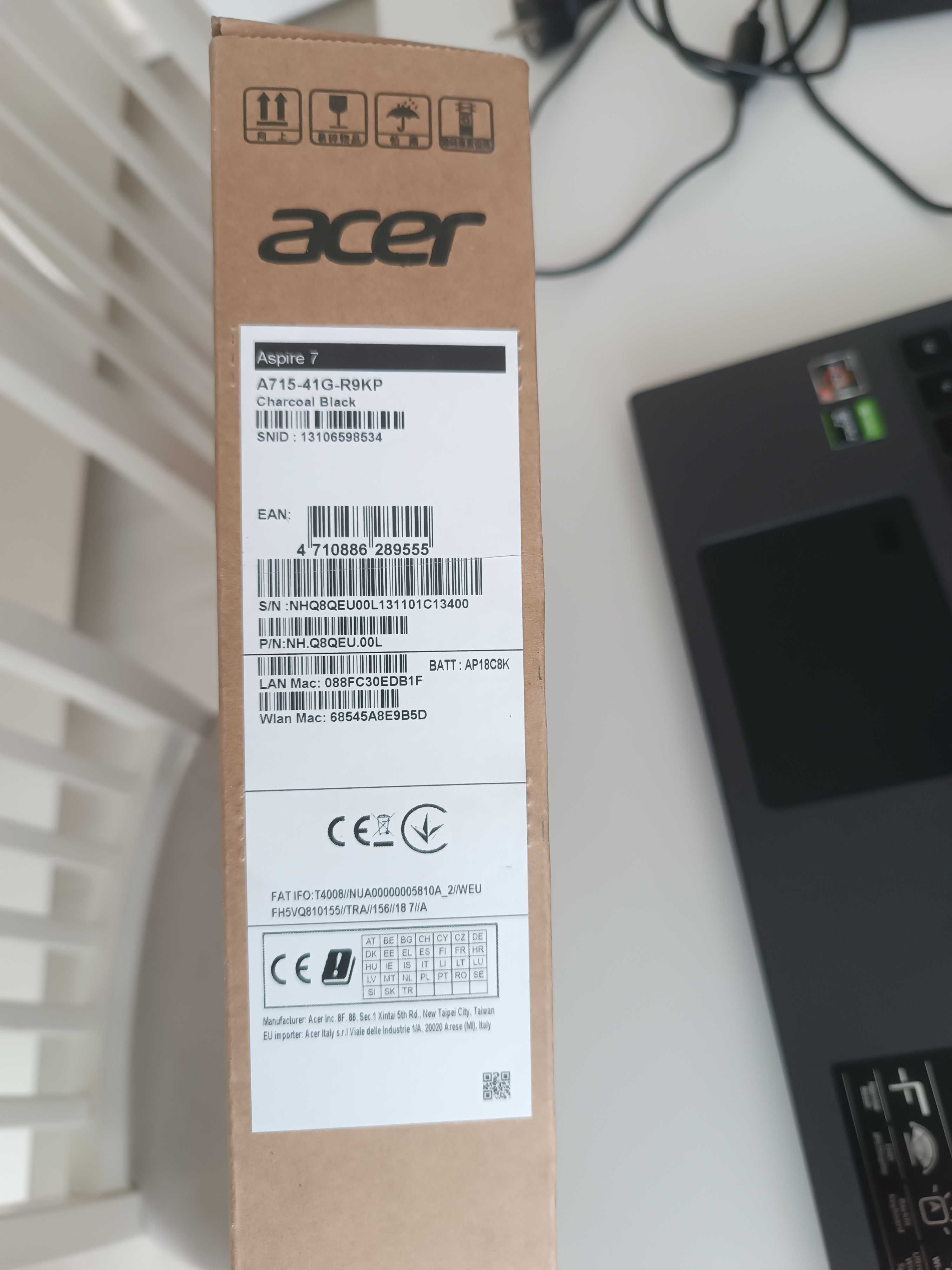 Ноутбук Acer Aspire 7 a715-41g-r9kp