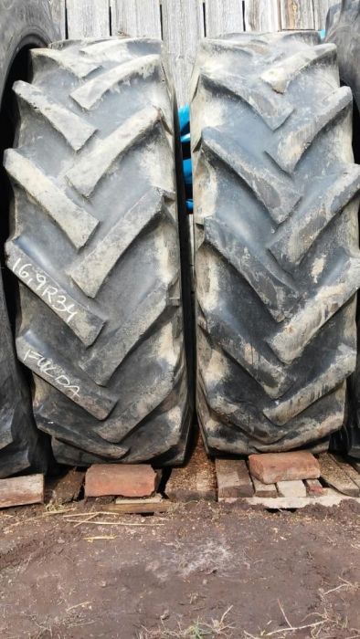 Opony do ursus C-380 C-385 Zetor 16.9 R - 34 NIEMIECKIE MOCNE Zdrowe