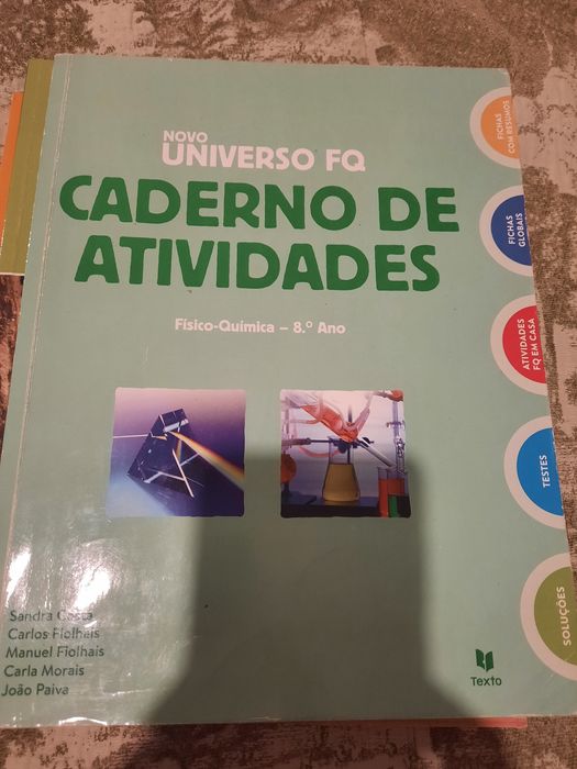 Caderno de Atividades Físico Química 8 ano