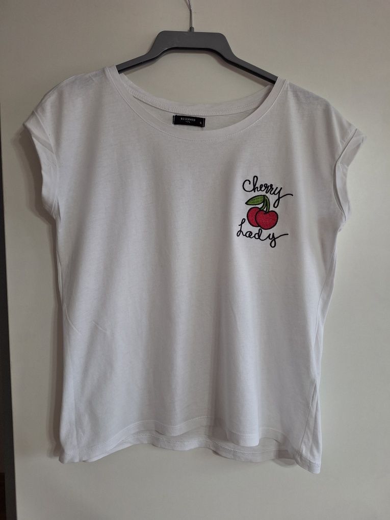 Damski t-shirt koszulka Reserved S