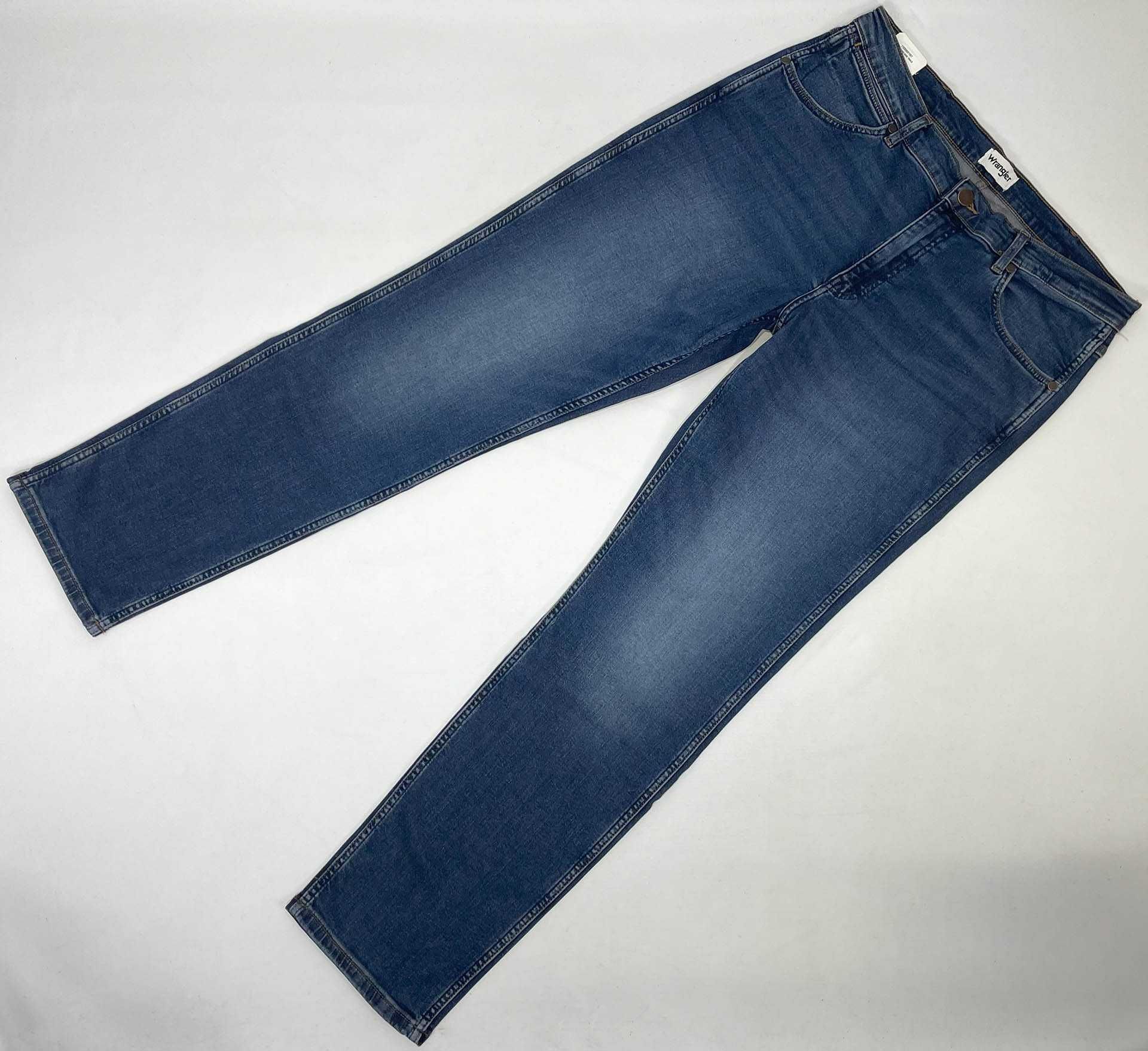 Spodnie męskie jeansy Wrangler Greensboro 803 Dark Trails W38 L32