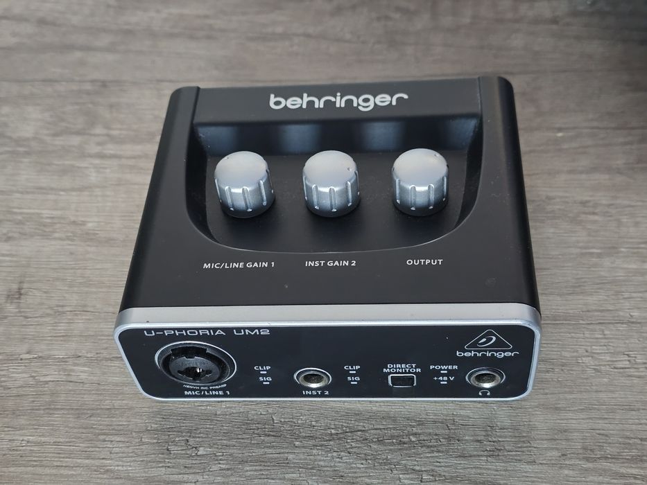Behringer U-Phoria UM2 – interfejs audio USB – stan bardzo dobry