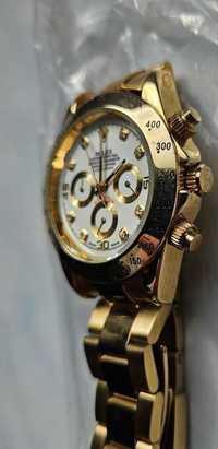 Rolex Daytona Oyster Perpetual Cosmograph zegarek biała tarcza kamien