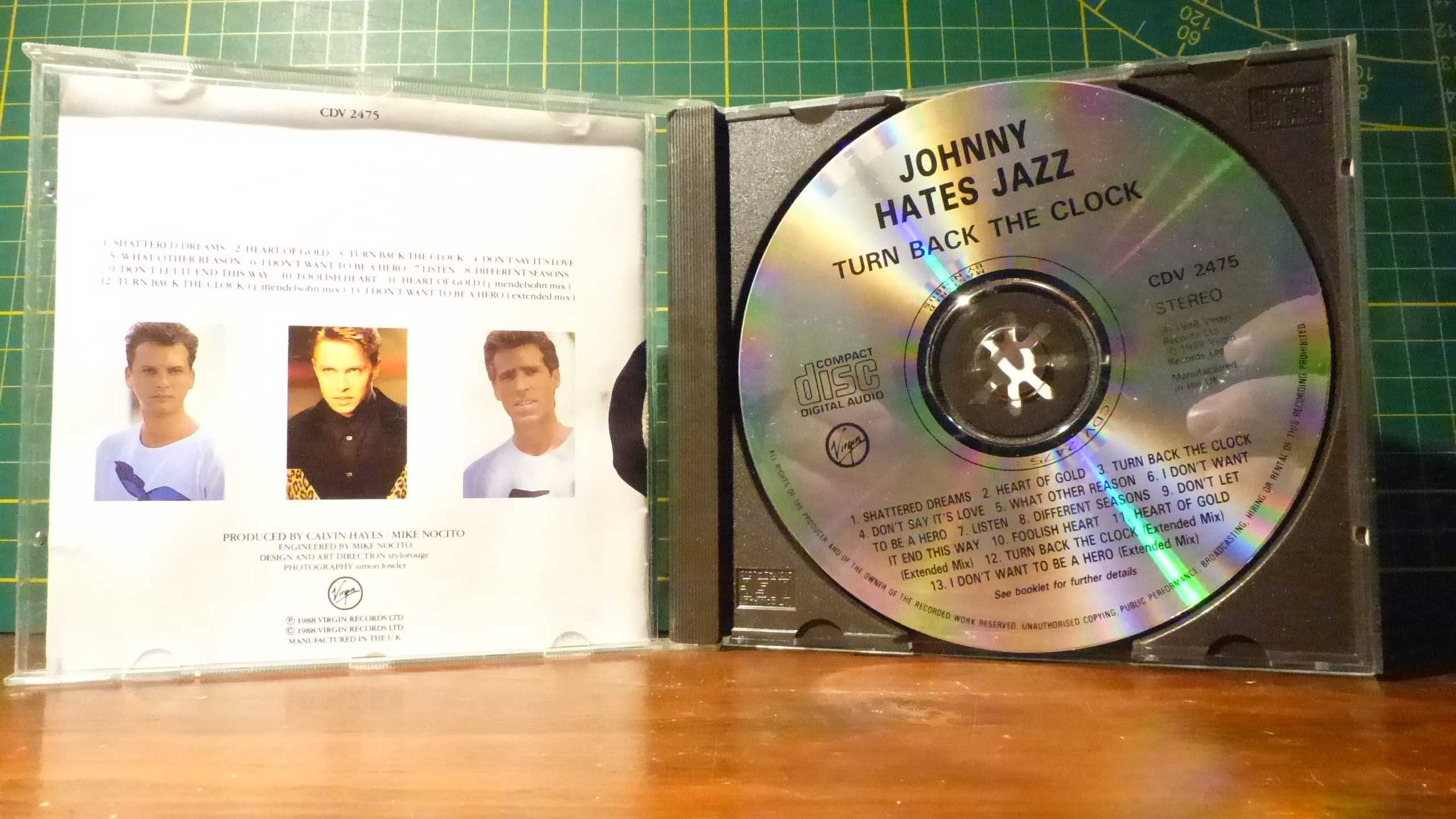 Johnny Hates Jazz - Turn Back The Clock CD / stare wydanie 1988