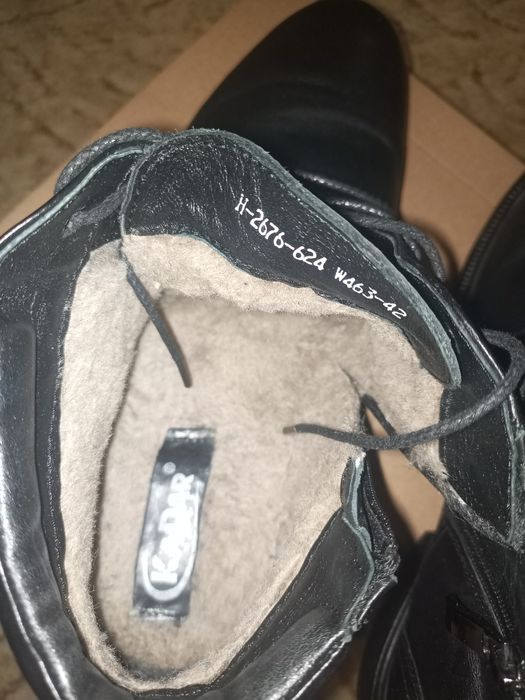 Ботинки мужские кожаные