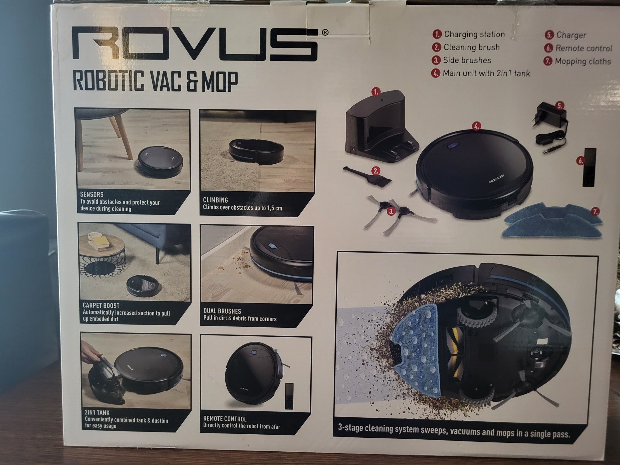 Robot sprzątający rovus