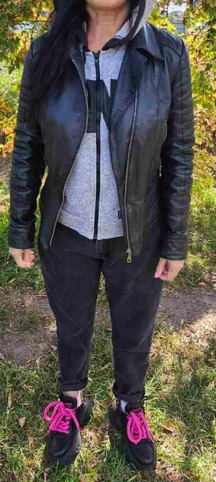 Косуха из натуральной кожи