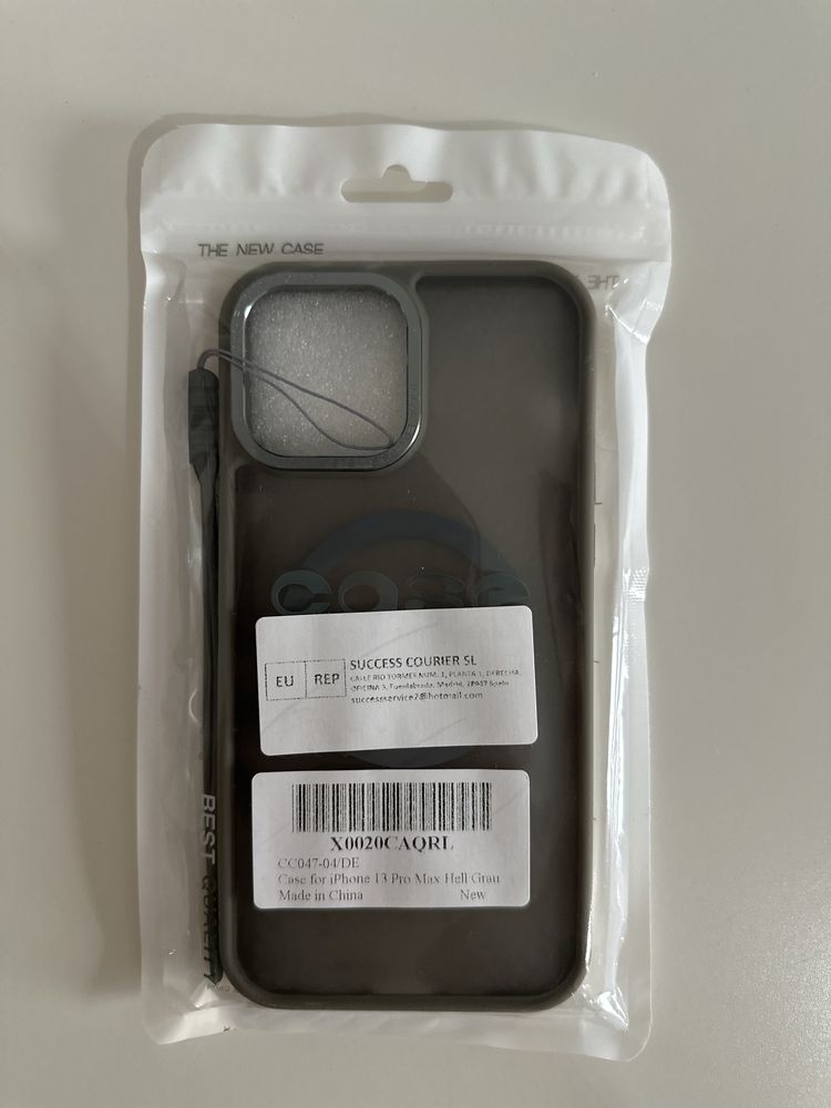 Case for iPhone 13 Pro Max Hell Grau