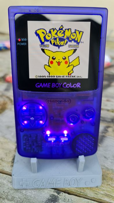 Game Boy Color Pokémon – modowany, podświetlany ekran, USB-C