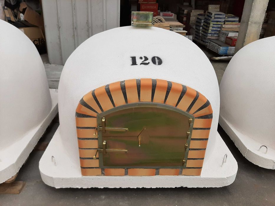 Forno a lenha para Pão /Pizza / Leitão com tubo saída de fumos
