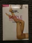 Rajstopy Gatta Simple Collection Total Matt 5-XL (4 szt.)