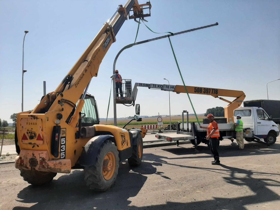 Uslugi ładowarką Teleskopową 14 metrów