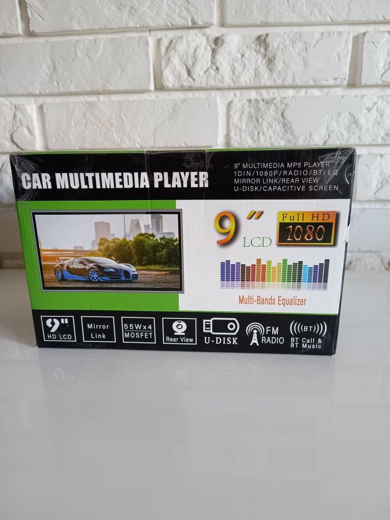 Car multimedia player 9'' HD 1080 MP5