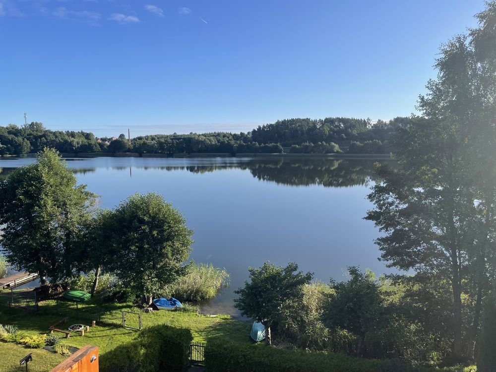 Wakacyjny Hartowiec  domek letniskowy z linią brzegową