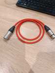 KLOTZ MY206 Kabel mikrofonowy XLR-XLR czarny 1m