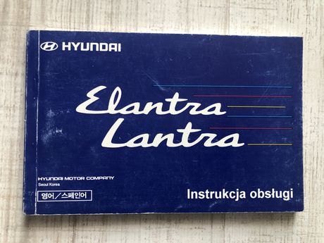 Instrukcja obsługi Hyundai Elantra Lantra