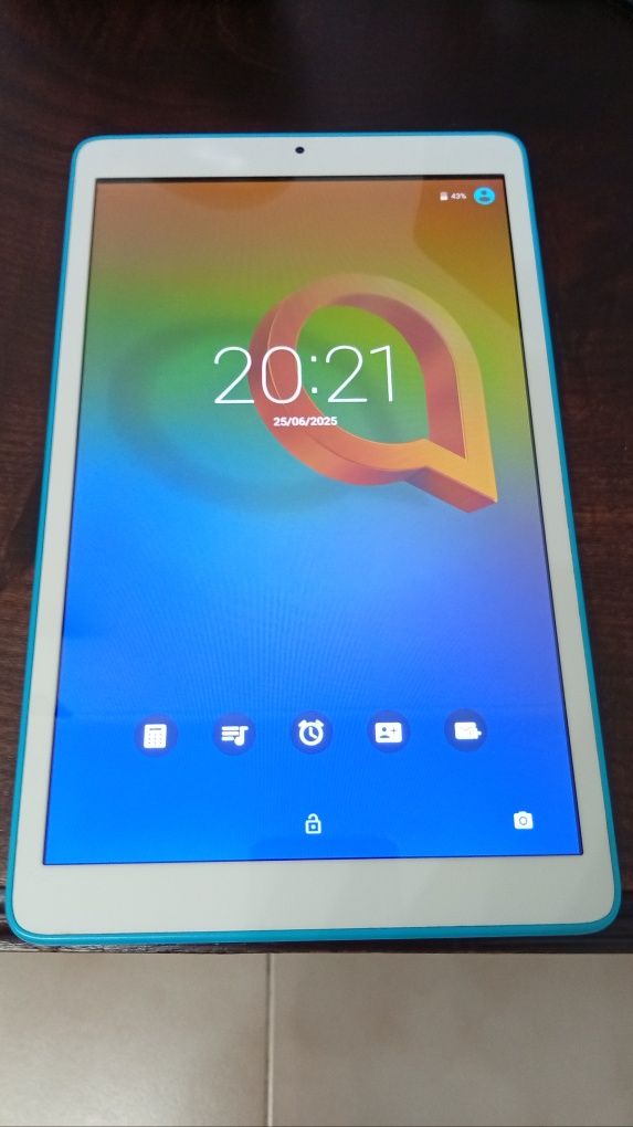 Tablet alcatel de 10 polegadas parada já algum tempo