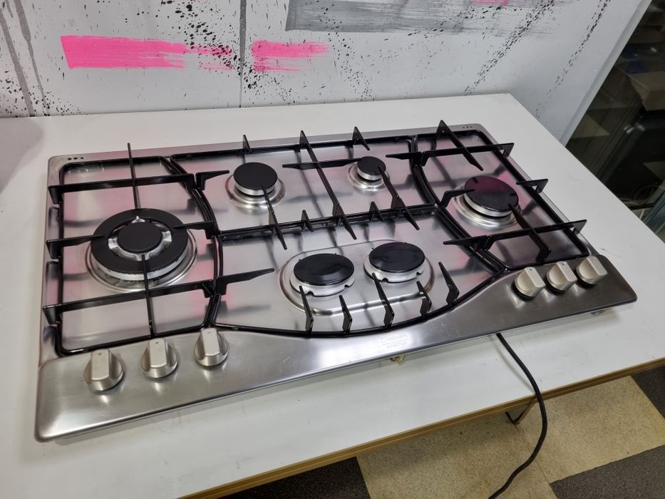 ТОП 87 см газова плита поверхня панель газовая варочная Hotpoint