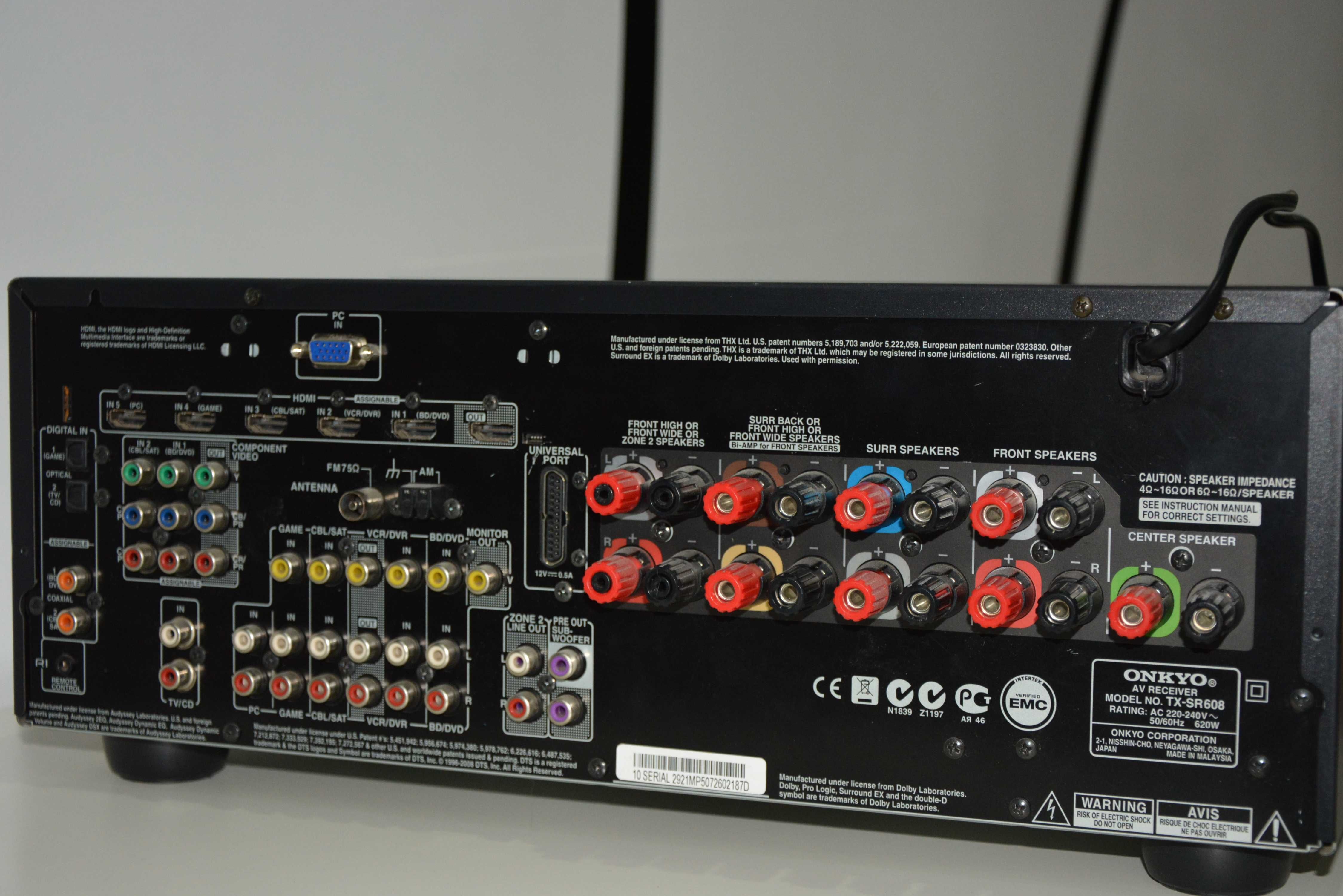 Wzmacniacz - Amplituner ONKYO TX-SR608