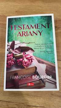Książka Francoise Bourdin „Testament Ariany”