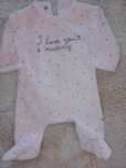 Babygrow veludo fino