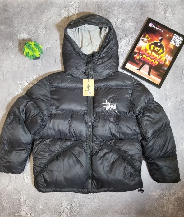 Пуховик Stussy(Grey)