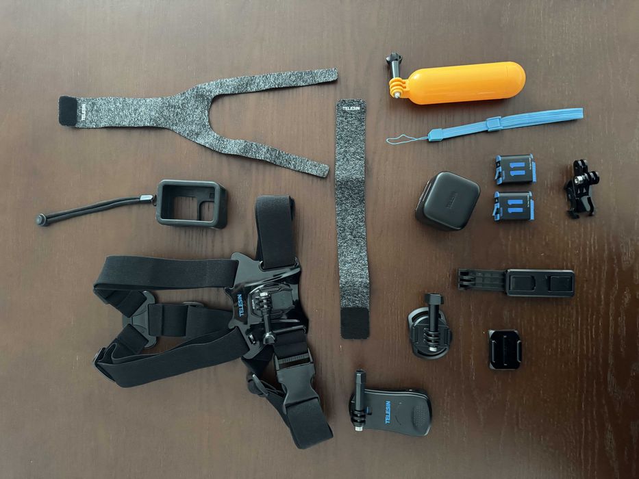 Conjunto de Acessórios GoPro - Telesin (GoPro Hero 10 e outros)