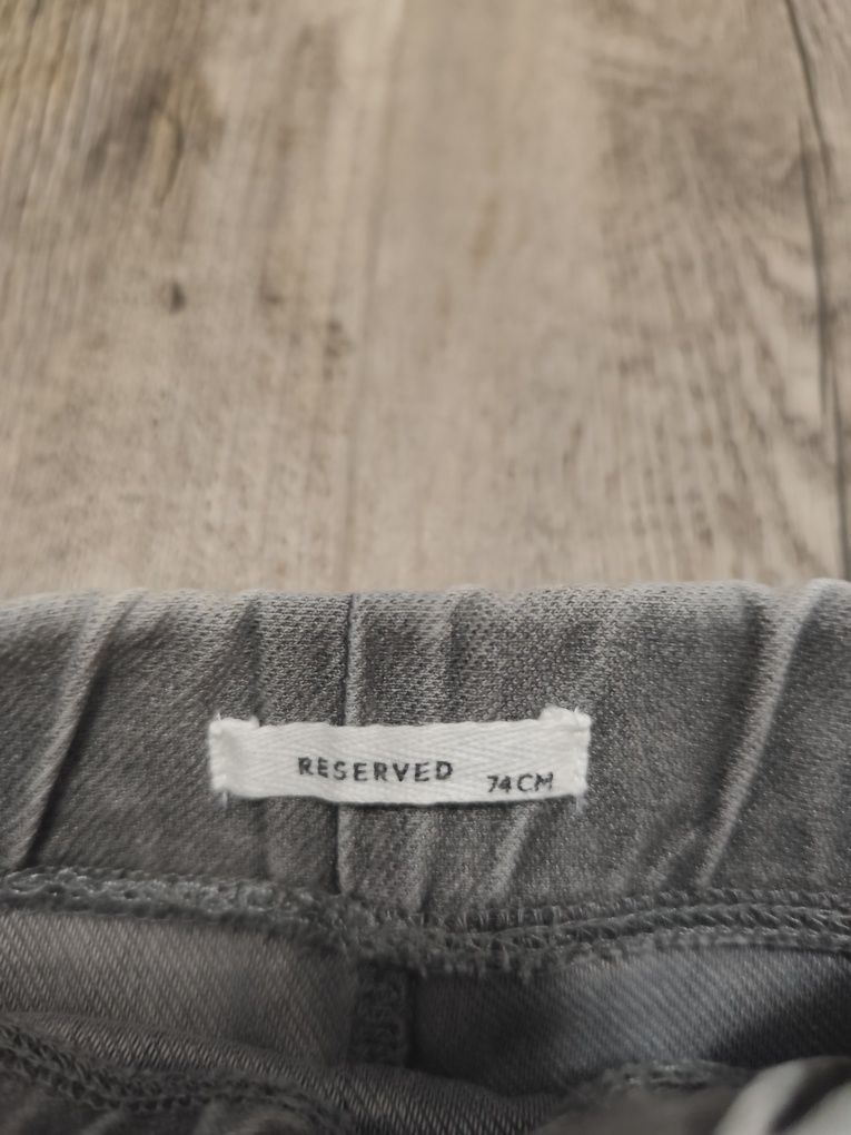 Legginsy niemowlęce jegginsy z efektem sprania Reserved 74