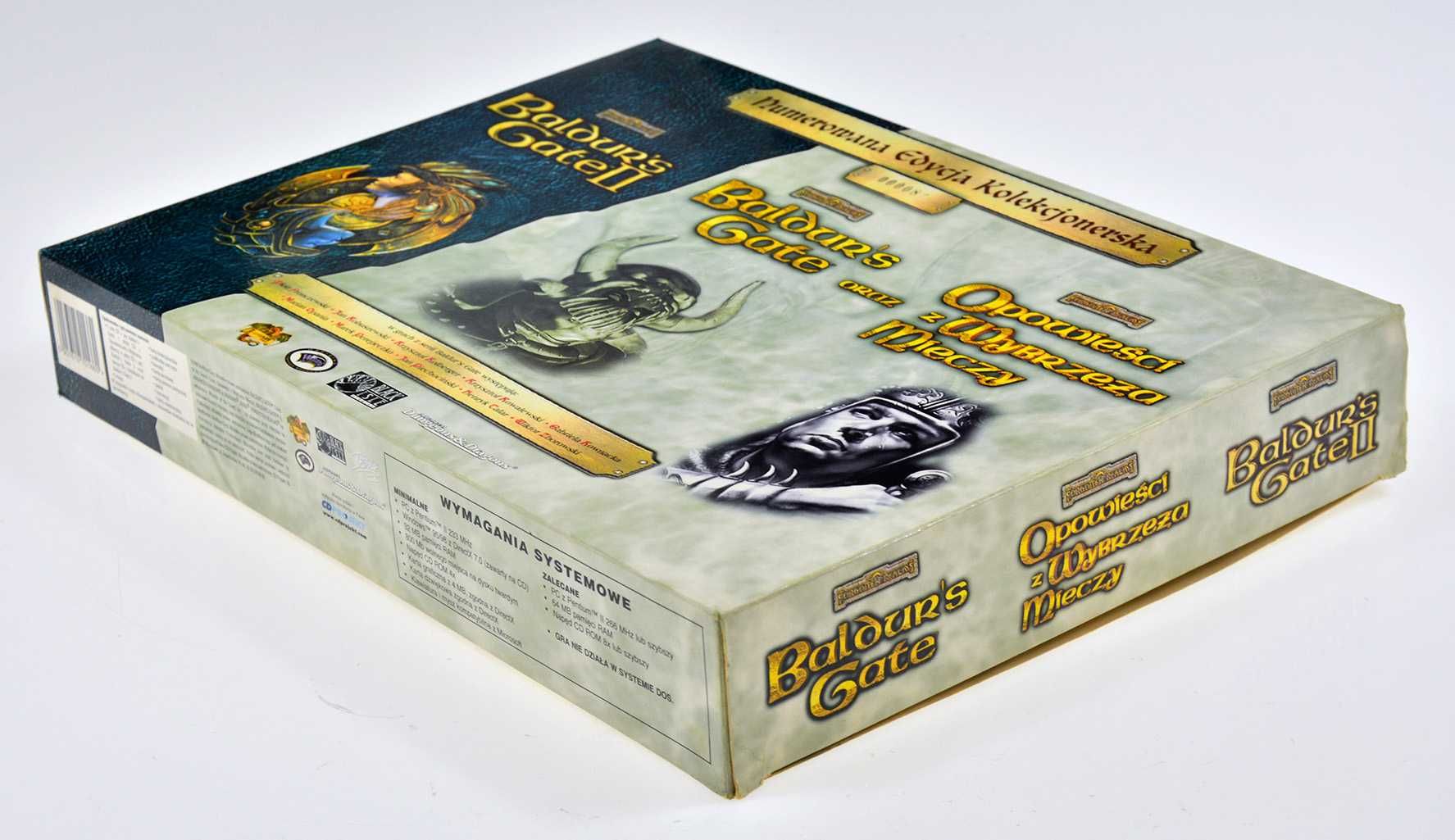 BALDUR'S GATE I & II - edycja kolekcjonerska - duży big box PL, 11 CD