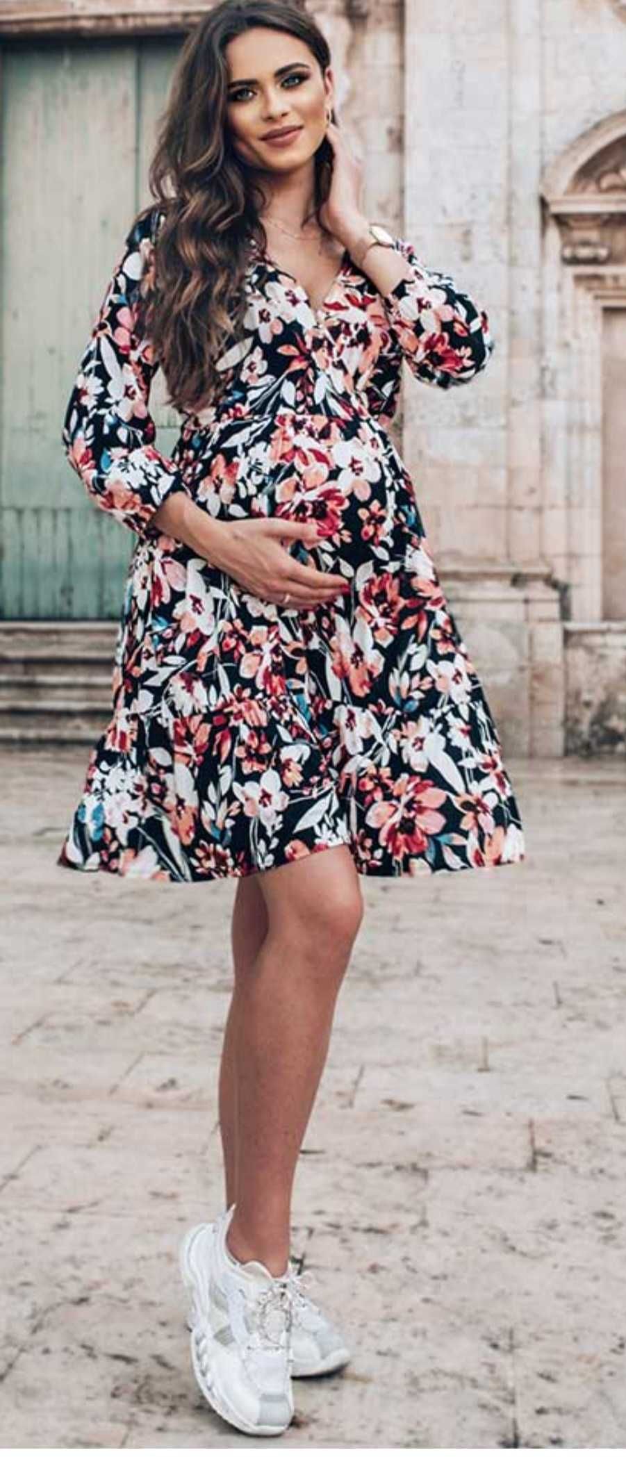 Sukienka ciążowa i do karmienia Frida dress Happymum
