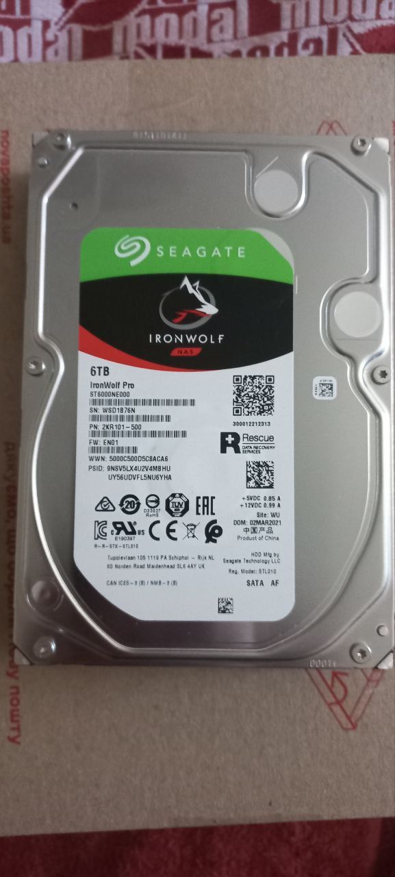 Жорсткий диск Seagate IronWolf Pro 6 TB