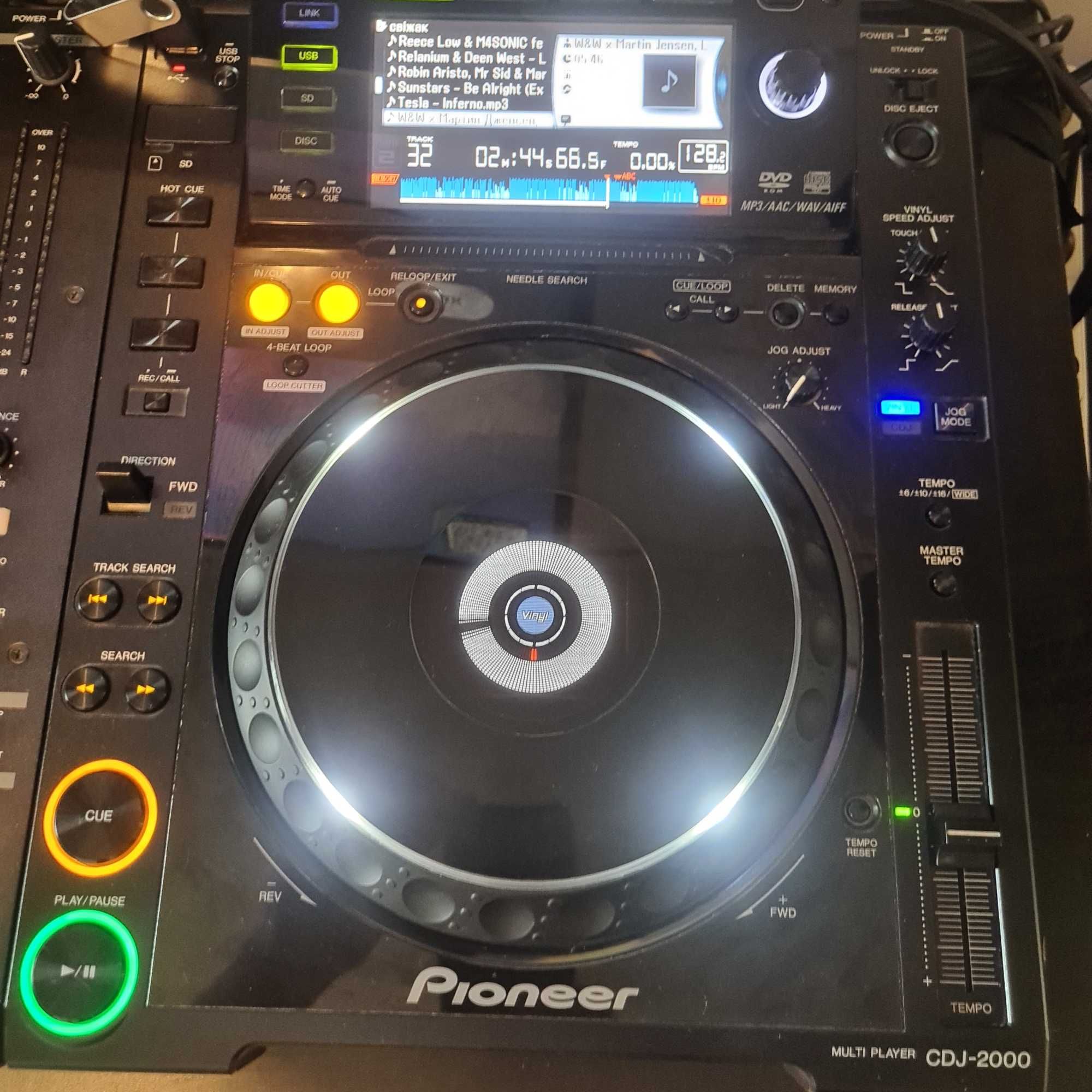 Pioneer Djm -2000+ cdj- 2000 (2програвачі) комплект