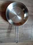 Patelnia indukcja wszystkie kuchenki stainless 18/10 italy