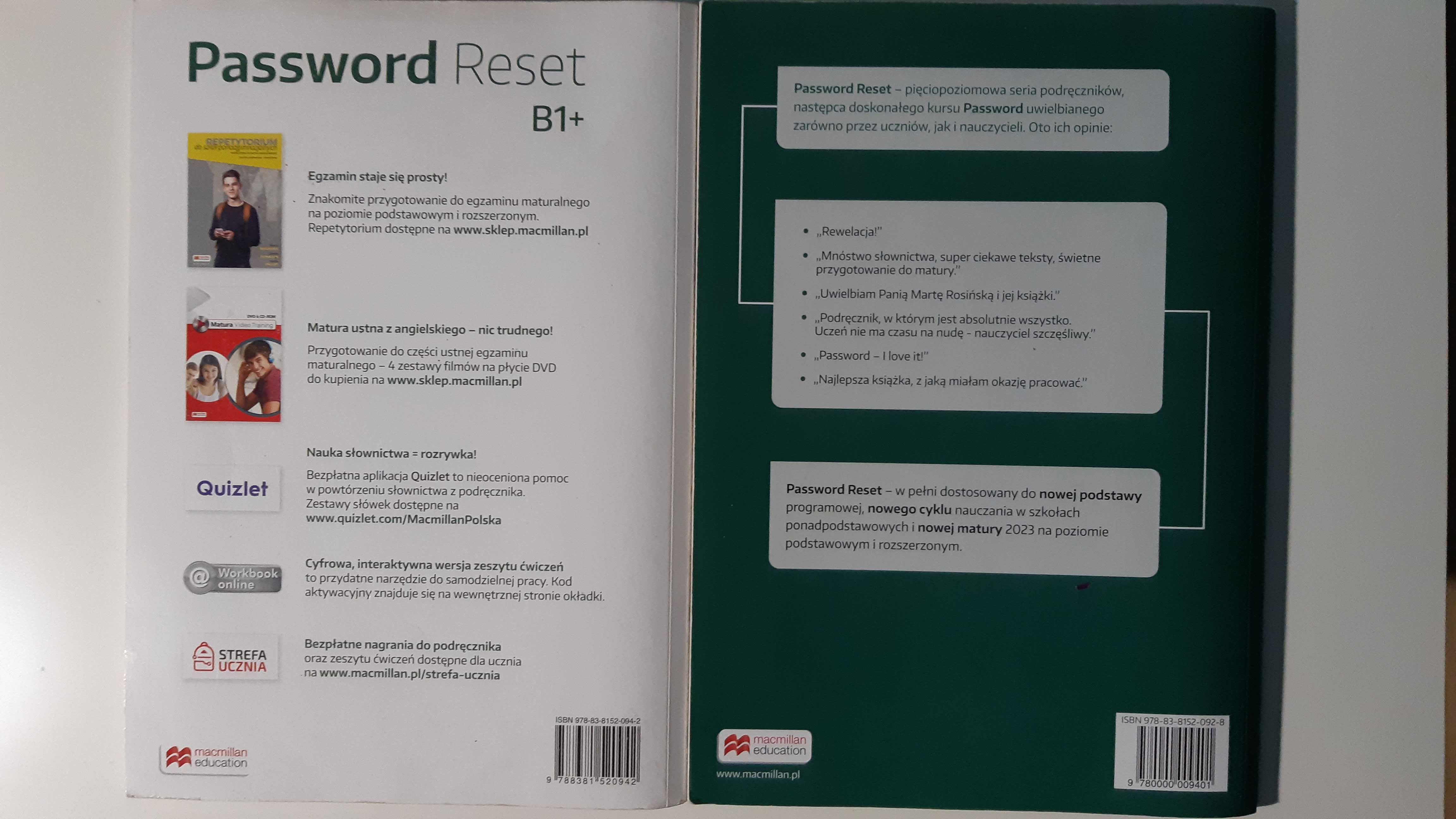 Password Reset B1+