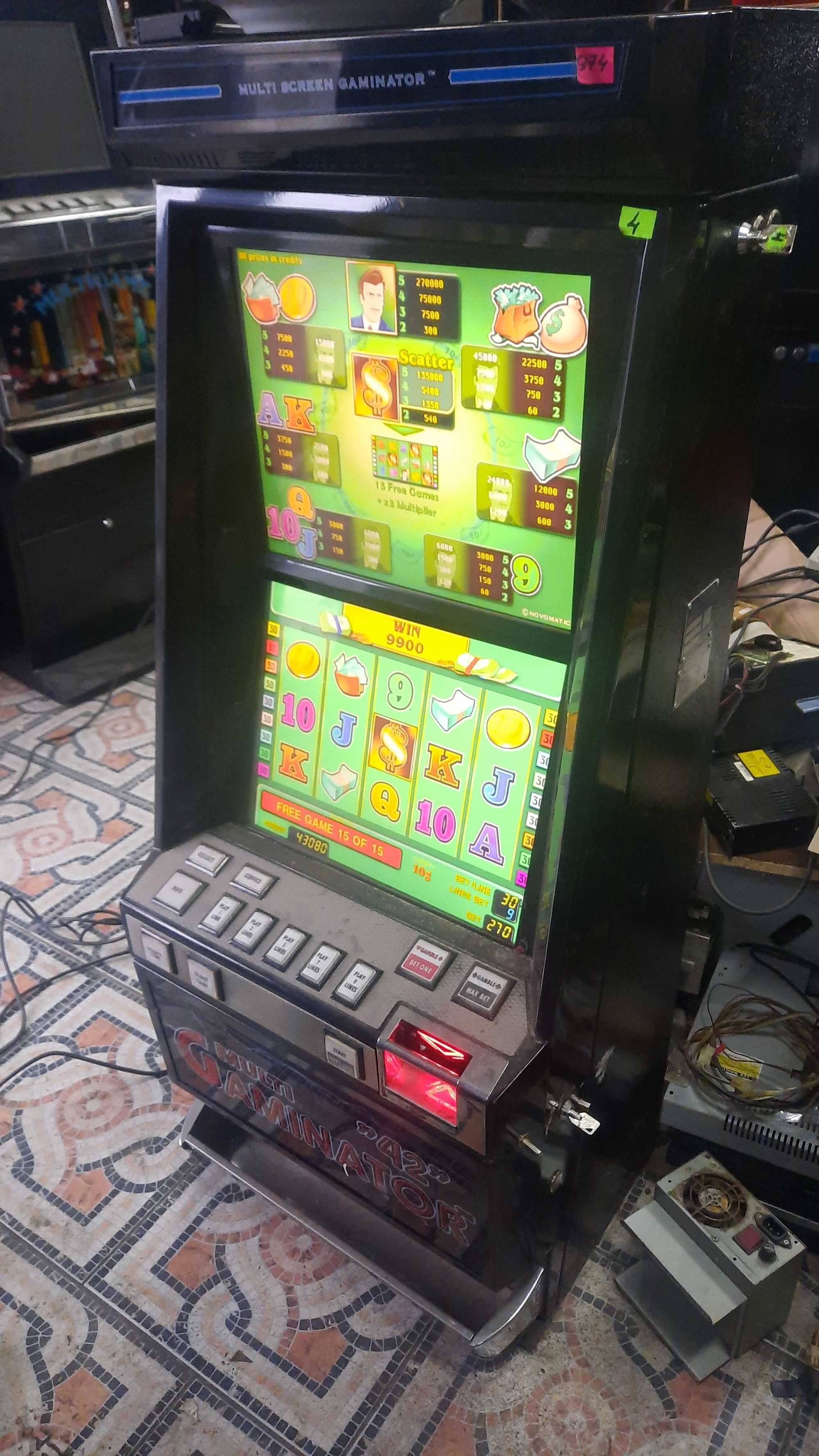 Игровые автоматы.Novomatic 623. Gaminator