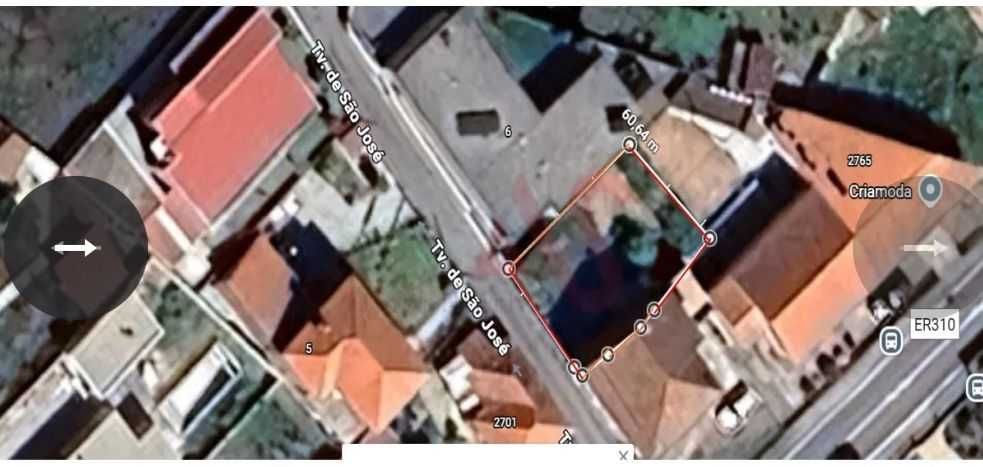 Terreno para Construção com 231 m² em Brito, Guimarães