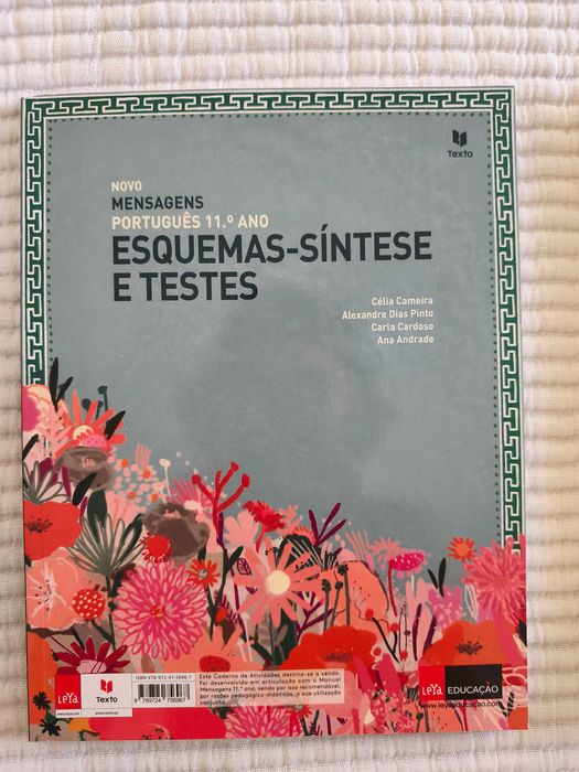 Vendo livro de português "Mensagens" c/ caderno de atividades, Texto