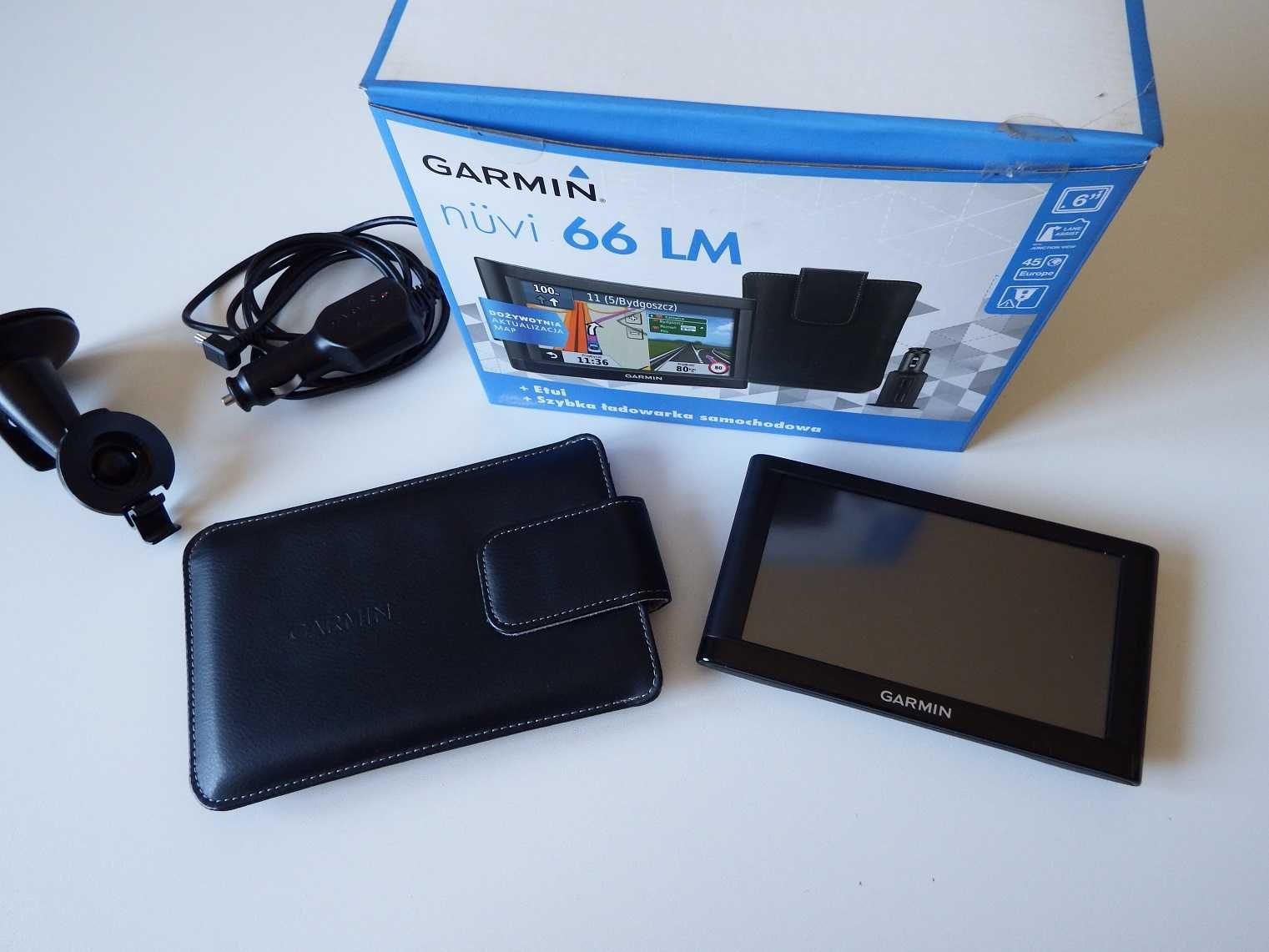 NAWIGACJA SAMOCHODOWA Garmin Nuvi 66 LM pełen komplet