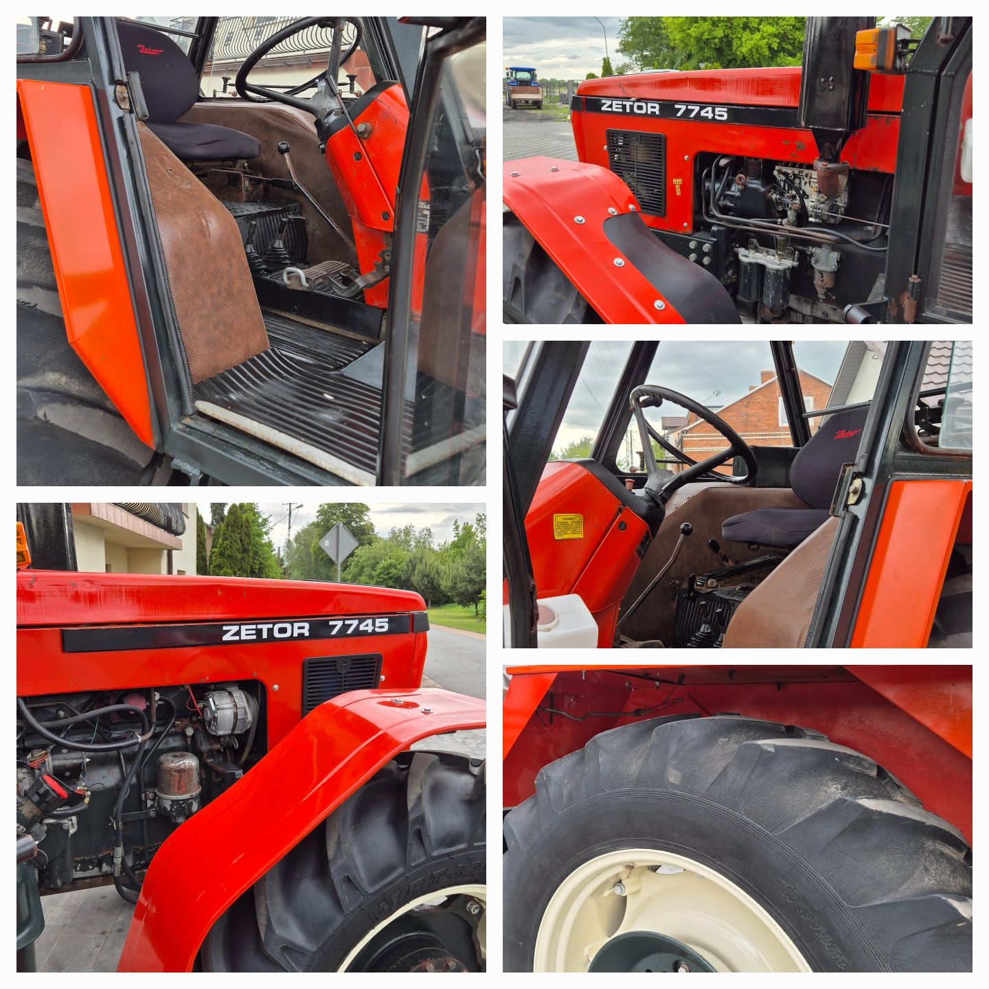 #Zetor 7745\•\Stan Dobry\•\Oryginał\•\Wersja Exportowa\•\1989 Rok#