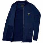 Lyle & Scott Rozpinana Bluza Męska z Kieszeniami Logo na Piersi r. S
