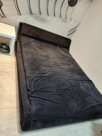 Łóżko 140x200 welurowe stan idealny