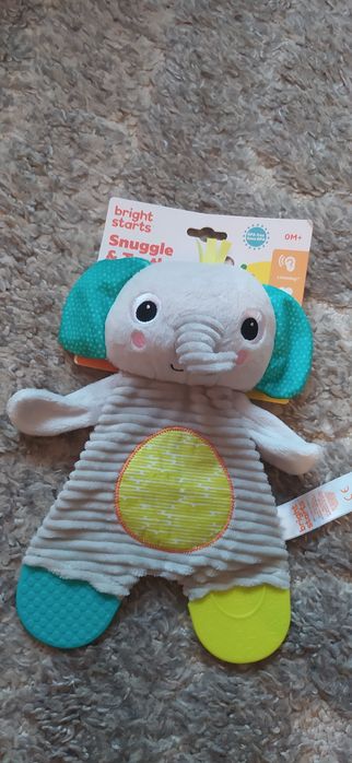 Gryzak słonik Bright Starts Snuggle&Teethe