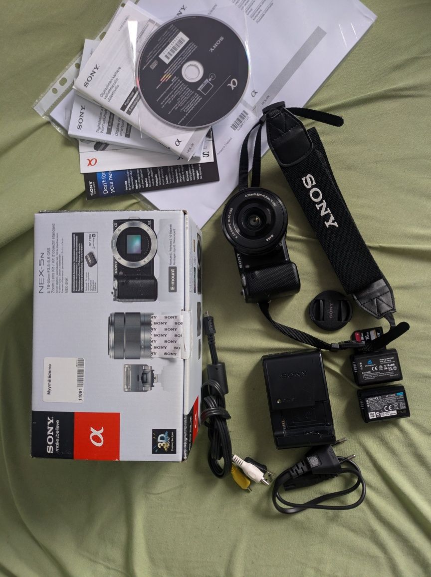 Sony NEX-5N jak nowy 2,2K zdjęć ZESTAW