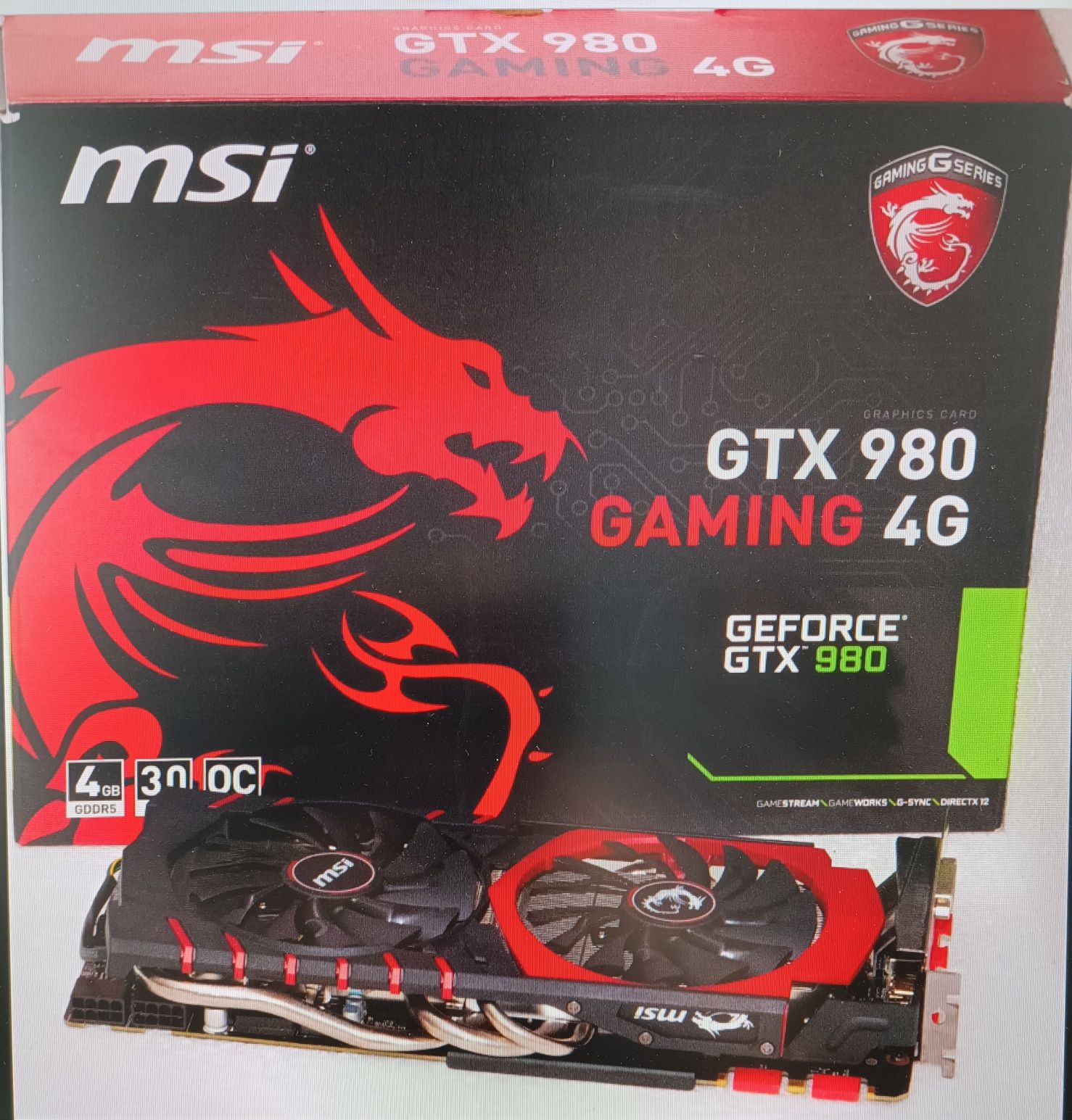 Karta graficzna MSI GeForce GTX 980 Gaming 4GB GDDR5 256Bit super stan