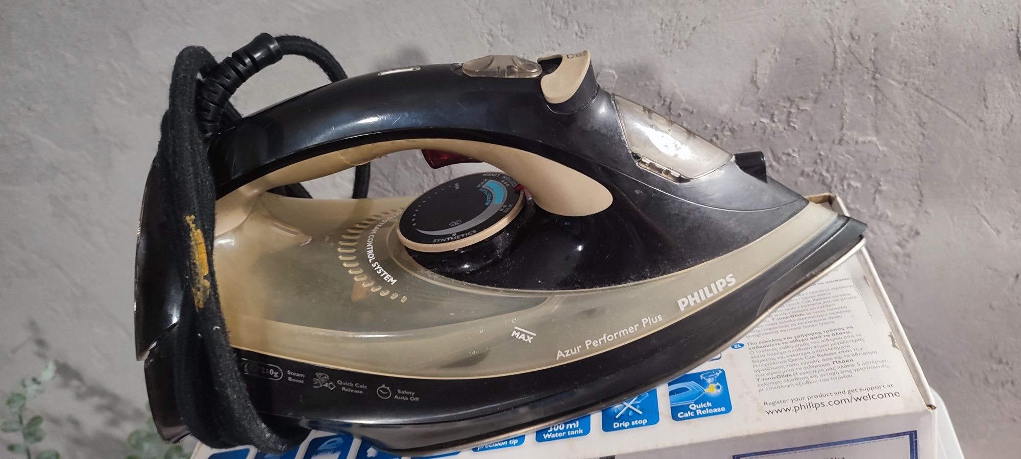 Żelazko Philips Azur performer plus uszkodzone