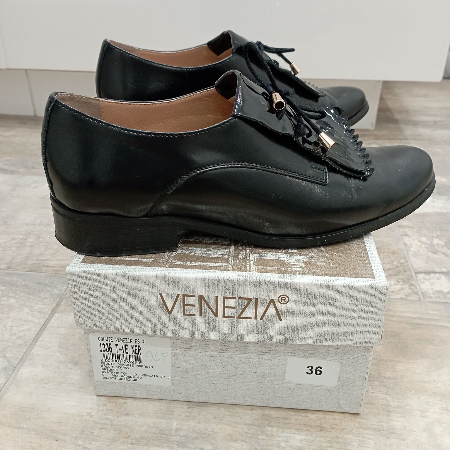 Mokasyny skórzane Venezia