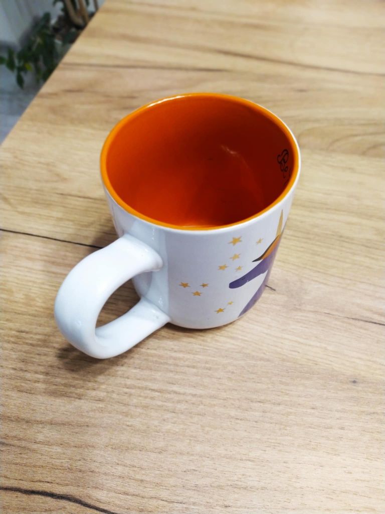 Kubek ceramiczny z motywem jednorożca