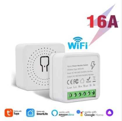 2 шт.Wi-fi умное реле Smart Switch, 16 Ампер, умный дом