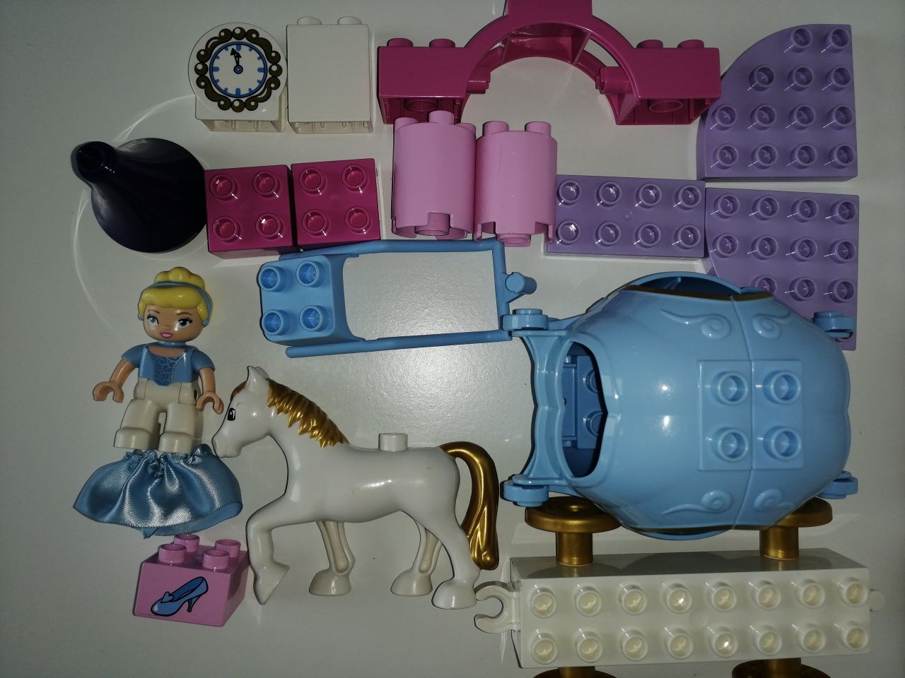 Lego duplo 6153 Kareta Kopciuszka, koń, Kopciuszek