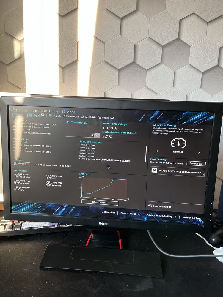 Monitor benq 60hz